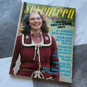 Vintage Seventeen Magazine August 1975 Back To School Issue